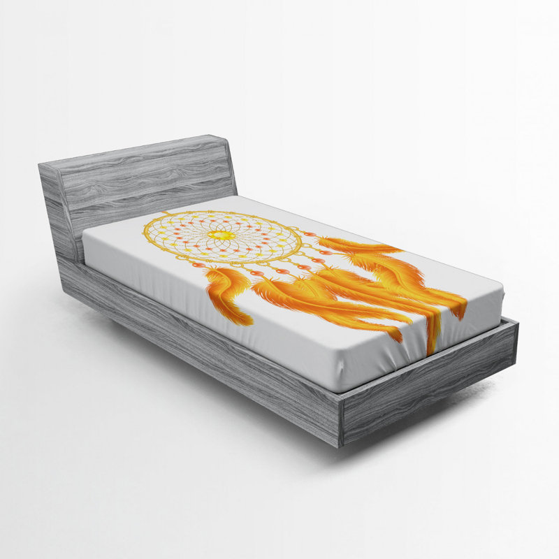 Aztec Microfiber Fitted Sheet, Twin Fitted Sheet