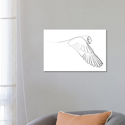 Barn Owl by Dane Khy - Wrapped Canvas Gallery-Wrapped Canvas Giclée