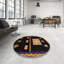 Tapis décoratif multicolore à motif abstrait-676831882