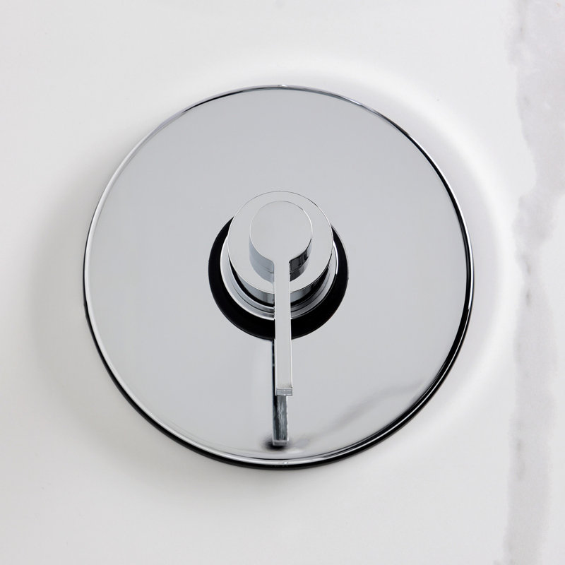 Kingston Brass NuvoFusion Single-Handle Pressure Balanced Shower Faucet, Polished Chrome