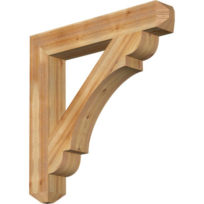 H 6 po x l 40 po x Support en bois / corbeau