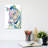 Colorful Zebra by Andy Beauchamp - Wrapped Canvas Painting-1552654444