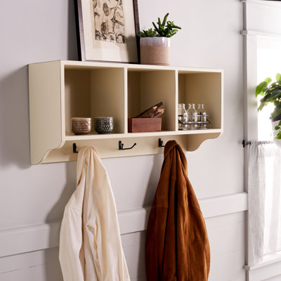 3 - Hook Wall Mounted Coat Rack