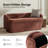 Heidi 61"W Modern Chenille No Assembly Filp-Top Storage Bench with Backrest Seat-1856848621