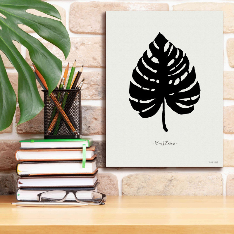 "Palmier ébène II" par Cindy Jacobs, H 16 po x l 12 po x P 0,75 po