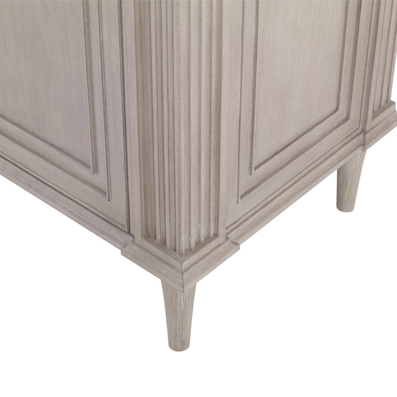 Seville Petite French White Marble Single Bathroom Vanity