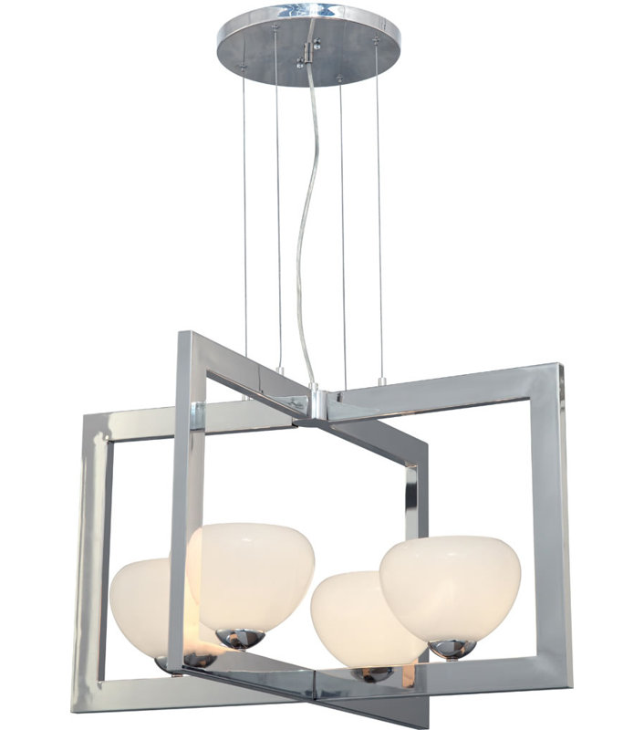 4 - Light Square / Rectangle Chandelier