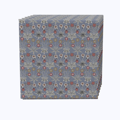 Cotton Floral Square Napkin