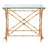 Frayia 27'' Glass Top Console Table