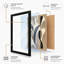 Organic Forms Rising Mid-Century - Framed Print-595092871-595092868
