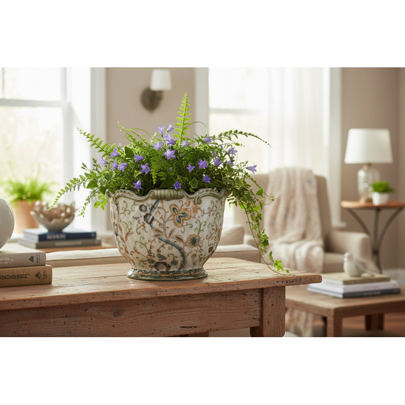 Twine Garden Scalloped Planter