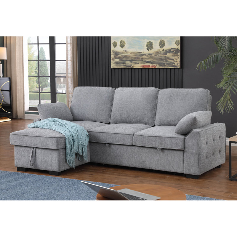 Canapé modulaire en velours côtelé avec repose-pieds Savannah, Mélange de polyester vert