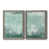 Toile avec cadre gris