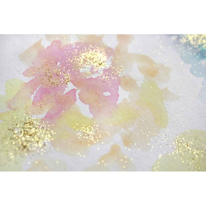 Glittery Background - Wrapped Canvas Painting, 61cm H x 91cm W x 3.8cm D