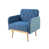 Velours bleu est en rupture de stock