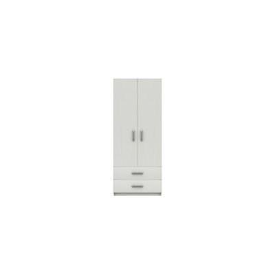 Narvaez 2 Door Manufactured Wood Wardrobe