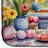 Decorating Easter Chihuahua Dish Drying Mat