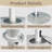 Modern White Tv Floor Stand For 40”-75” ±30° Swivel Height Adjustable Tv Mount
