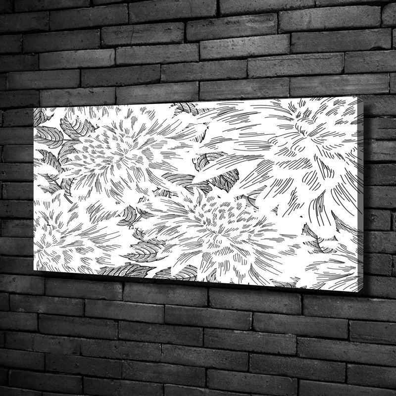 Floral Pattern - Wrapped Canvas Print
