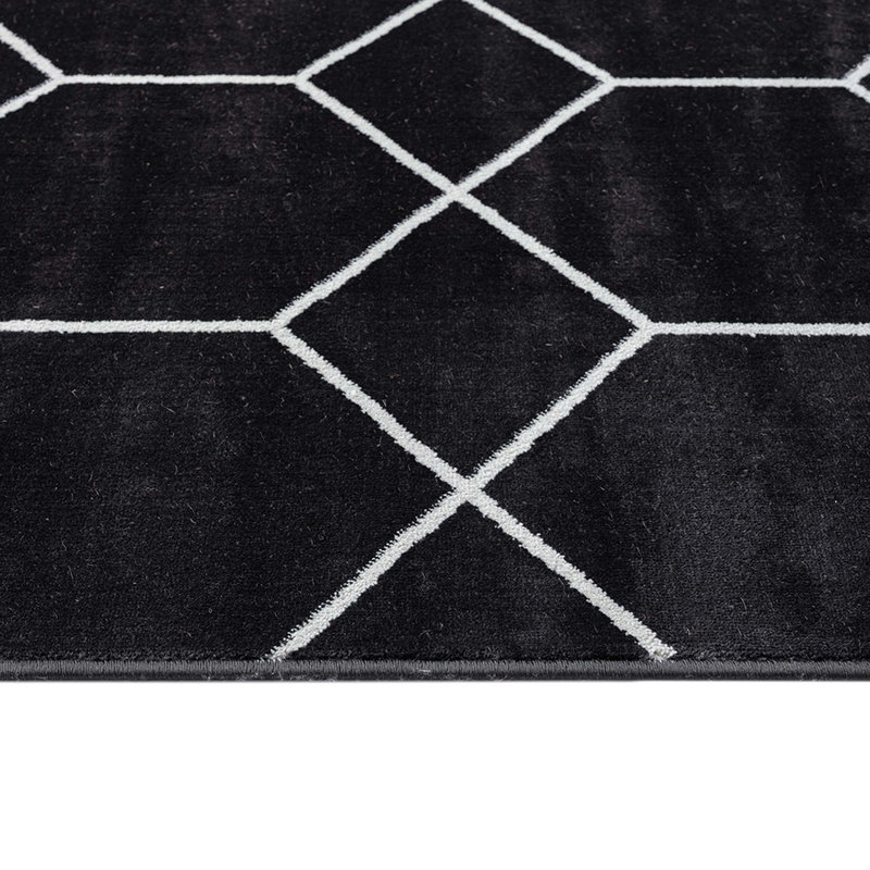 Tapis tissé à la machine Trellis, Rectangle 8 pi x 10 pi