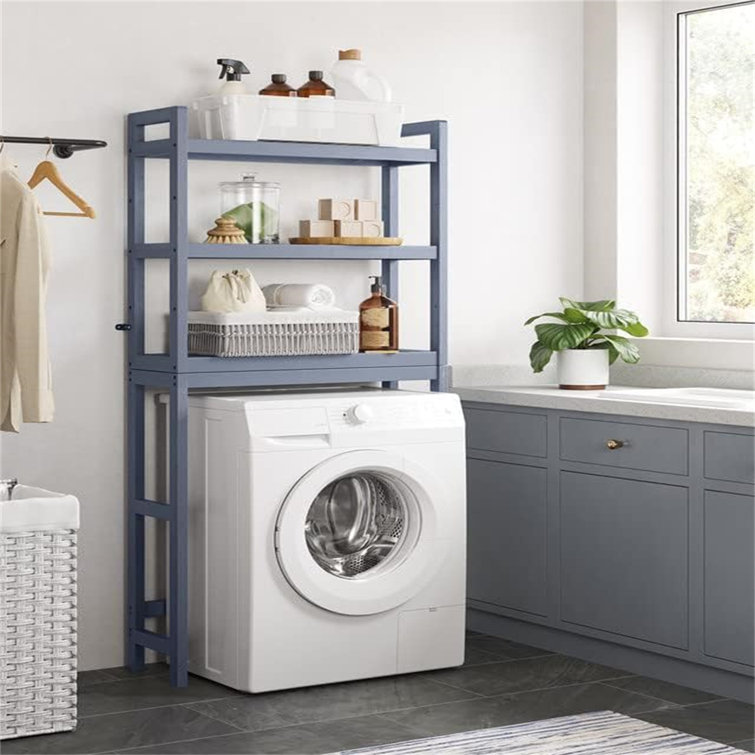 3-tier laundry room shelf over washing