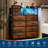 Dresser with 8+3 Fabric Drawers, Charging Station & LED Lights-1449983404