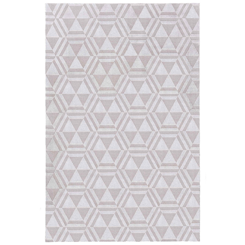 Relika Rectangle Geometric Indoor / Outdoor Area Rug, Rectangle 160 x 230cm