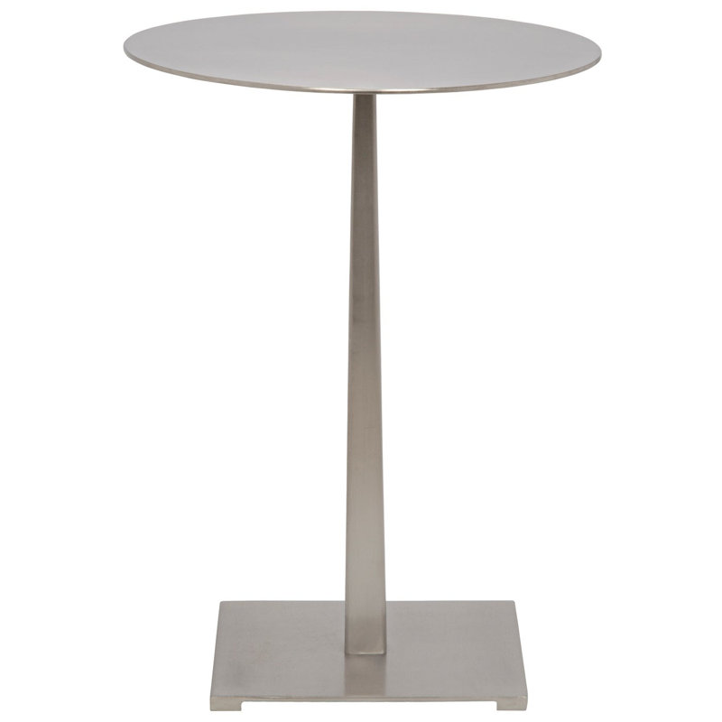 Stiletto End Table, Antique Silver