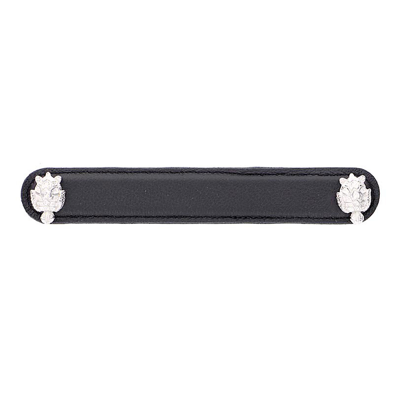 Pollino 4" Center to Center Bar Pull, 6", Polished Nickel
