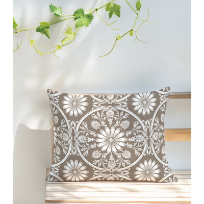 Coussin lombaire d'extérieur Daisy Tile