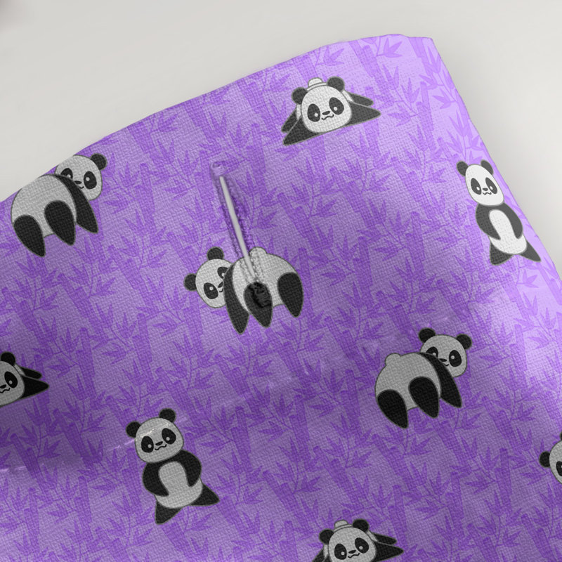 Rideau de douche simple katelyn elizabeth panda, Mauve