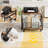 Mini Fridge Stand With Large Storage Wheels Socket Mini Fridge Table Mini Fridge Cabinet With 220 LBS Capacity With Charging Station