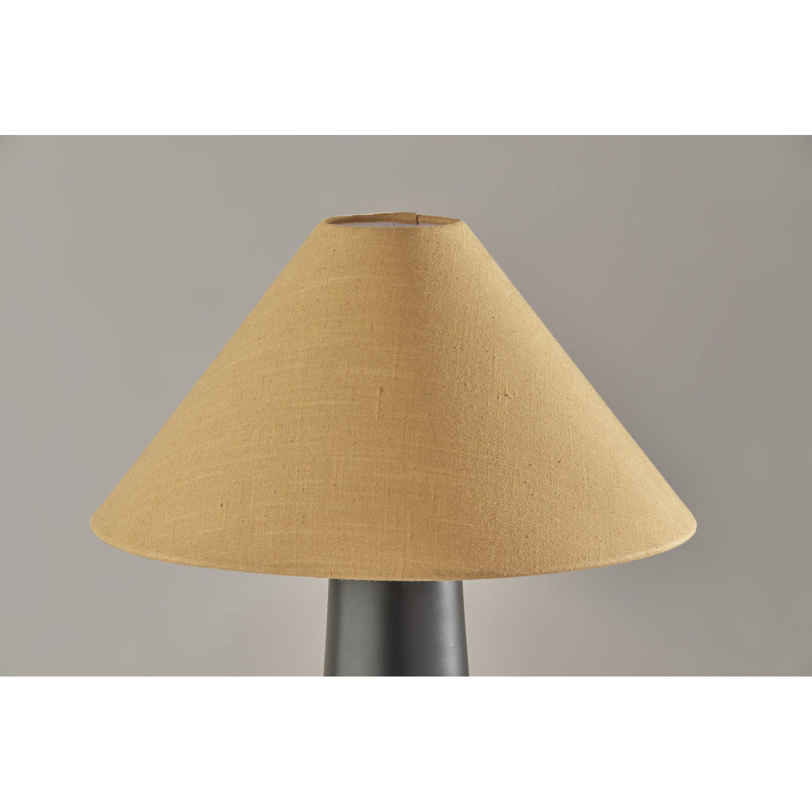 Payson Metal Table Lamp, Black, Mustard