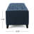 Dark Blue With Extra Storage Space - 50.97"d X 19.73"w 16.76"h, Holds Remotes, Controllers, Board Games In Navy Color Well-1652566680