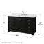 Ensemble de meuble-lavabo simple 60 "avec miroir Deborah-40066084-80209533