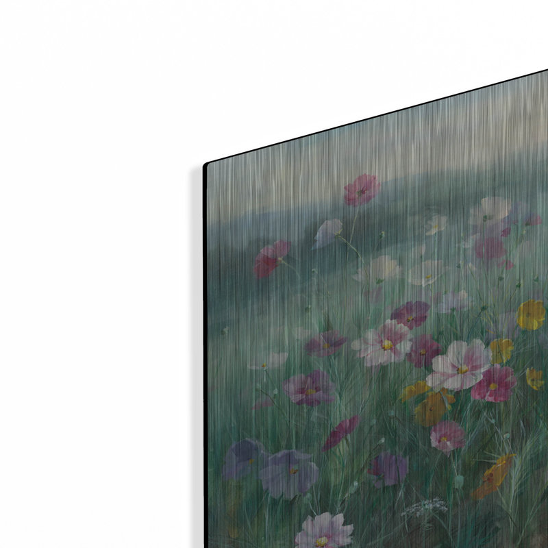 Winston Porter «Cosmos At Dawn» par Danhui Nai, art mural en métal, H 12 po x l 12 po