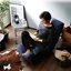 Canapé simple inclinable Fauteuil japonais Tatami-1064242398