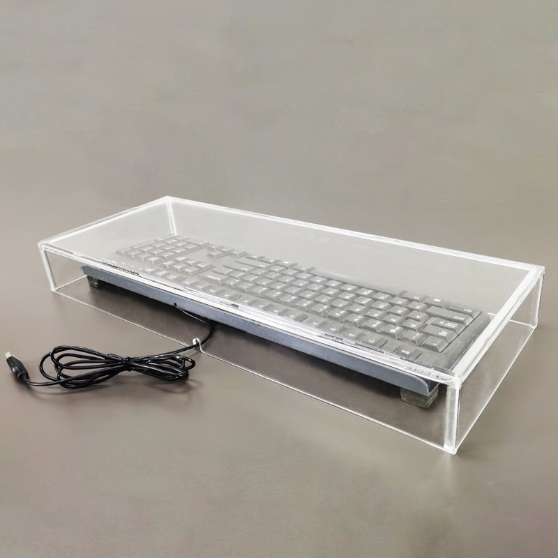 Couvre-clavier en acrylique transparent Hudlex