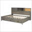 Lit de jour double en bois avec 3 tiroirs de rangement-1429770112