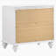 Table de chevet 2 tiroirs blanche