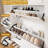 Farmhouse 16 Pair Shoe Storage Cabinet With 2 Flip Drawers, Narrow Shoe Storage Organizer Unit with Shelves For Entryway-249792701
