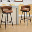 Tooborac Swivel Upholstered Bar Stool-553286952-561379826