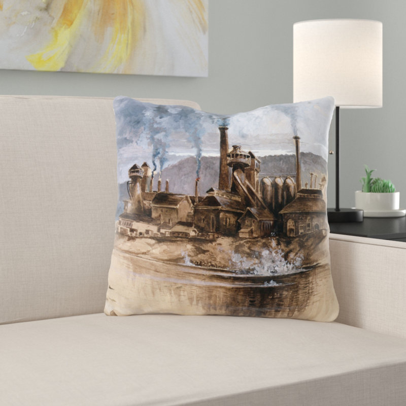 Coussin décoratif Ovalle, Microsuède, Intérieur