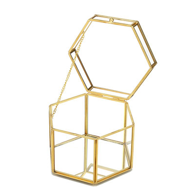 Curlee Glass Decorative Box