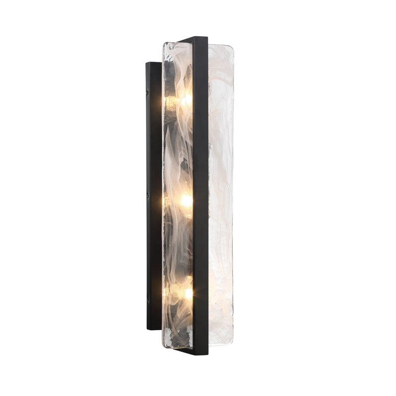 Minka Lavery Cloud Break - 3 Light Wall Sconce In Coal