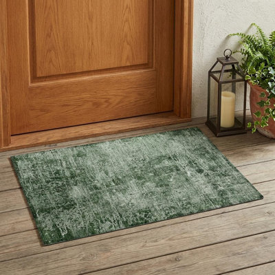 Tapis extérieur lavable antidérapant 2 pi x 3 pi Emerald
