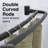 Double Curved Shower Rod, Durable Metal Construction-107588047