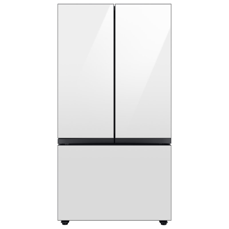 Samsung 24 cu. ft. Smart Bespoke 3-Door French-Door Refrigerator with Customizable Panel Colors and AutoFill Water Pitcher in Custom Panel-Ready