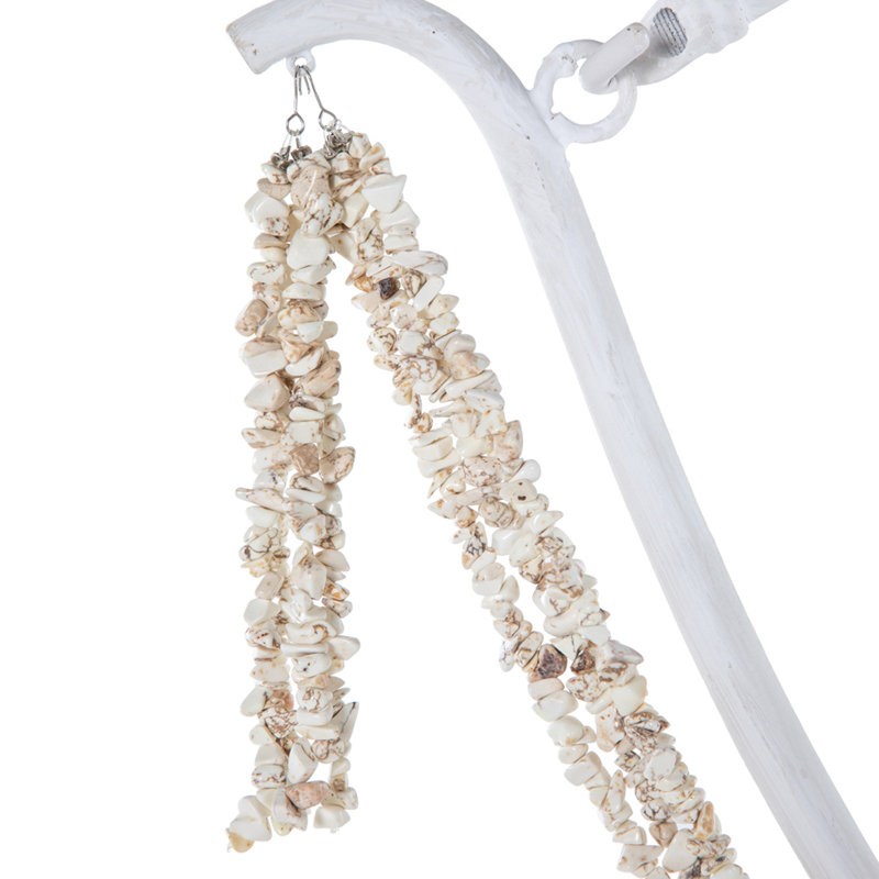 Nakita 6 - Light Candle Style Chandelier, Plaster White