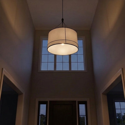 Lustre cylindrique à hauteur ajustable Aura